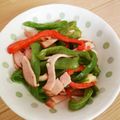 ベリル＠三日月's cooksnap of when they made ピーマンとスライスハムの簡単な青椒肉絲.
