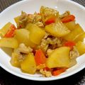 ☆あいちゃん's cooksnap of when they made 豚肉にひと手間！大根と豚バラ肉の味噌煮.