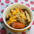 ゆきらっくま's cooksnap of when they made 簡単っす！もやしめじのウインナー卵炒め.