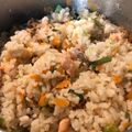 らーてぃん's cooksnap of when they made 簡単炊飯器で！バター醤油鮭ごはん.