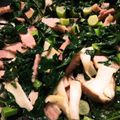 madeinkumi's cooksnap of when they made 無駄なし！ブロッコリーの葉とハム炒め.