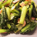のりまりん's cooksnap of when they made 小松菜とベーコンのさっと炒め.