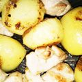 かたのさくら's cooksnap of when they made こんがりポテトと鶏もも肉のにんにく炒め★.
