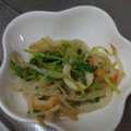 キルヘボン's cooksnap of when they made もやし・豆苗・ちくわのごま和え.