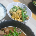 2児ママみきてぃ's cooksnap of when they made オクラの中華風卵炒め.