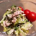 ぼっさんずらぶ♡'s cooksnap of when they made セロリの葉のツナマヨサラダ.
