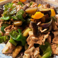 toshio39's cooksnap of when they made ぱぱっと！牛肉と茄子とピーマンの炒め物.