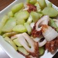 クックEL7LRI☆'s cooksnap of when they made ハヤトウリとちくわの炒め物.