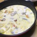 hiromi17's cooksnap of when they made ほっこり♪生秋鮭で牧場(まきば)鍋♪.