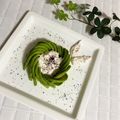 ３匹の大ぶたママ's cooksnap of when they made アボカドに✤ピンクのゆかりソース✤.