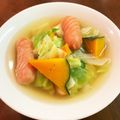☆ぼうchan☆'s cooksnap of when they made 野菜たっぷりコンソメスープ.