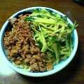 にょろり's cooksnap of when they made ジャージャー麺.