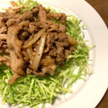 midopyon55's cooksnap of when they made 豚こま肉で簡単！しょうが焼き！！.