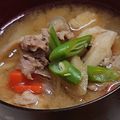 ｅｋ４'s cooksnap of when they made ☆ボリューム満点！うちの具だくさん豚汁♪.
