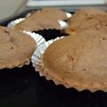 musumeダブル's cooksnap of when they made おいしいチョコバナナマフィン♪.