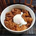 プニのふ04's cooksnap of when they made 豚バラの蒲焼き風丼～肉増し～.