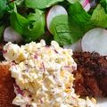 シロツメクサmnm's cooksnap of when they made 魚(シイラ)フライと☆簡単タルタルソース.