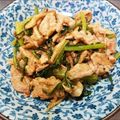 ｋｅｍｓｔａｒ's cooksnap of when they made 豚肉と小松菜★ピーマンの炒めもの♪.