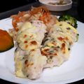 airi777's cooksnap of when they made 糖質オフ！ささみの青じそマヨチーズ焼き.