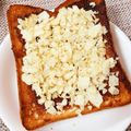 ジャスミン推し's cooksnap of when they made カリッと美味し〜！ポテチ　マヨ　トースト.