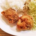 yukkomilk's cooksnap of when they made これでいーじゃん☆フライの衣付け.