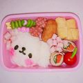りんてぃー☆☆'s cooksnap of when they made まっしろわんちゃん♡キャラ弁♡.