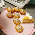 siyu's cooksnap of when they made ふわっふわ〜♪濃厚かぼちゃのカップケーキ.