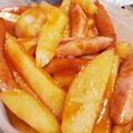 かりー子's cooksnap of when they made ウインナーとポテトの甘酢ケチャップ炒め.