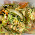 めいちママ＊'s cooksnap of when they made 手間なし簡単！豆苗と卵とツナの丼.