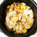 Yu〜iママ's cooksnap of when they made 簡単✿ホクホクさつま芋と挽肉の混ぜご飯✿.