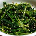 ｶｯﾊﾟ。's cooksnap of when they made 大根葉のナムル〜塩とごま油とゴマ.