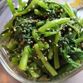 ライチ好き好き's cooksnap of when they made ダシダとごま油だけ！春菊のナムル.