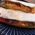 llleccalll's cooksnap of when they made *アボカドエッグチーズのホットサンド*.