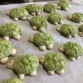 あざぴよ's cooksnap of when they made 型なし★カメのデコクッキー.