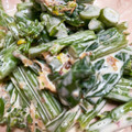 i☆can's cooksnap of when they made 簡単‼アスパラ菜のマヨネーズ和え.