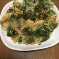 塩むすび好き's cooksnap of when they made まぢ旨☆大根葉のかきあげ。.