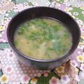 pitachan1's cooksnap of when they made 大根の葉のお味噌汁.