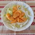 pitachan1's cooksnap of when they made 白菜と柿のサラダ♡亜麻仁油ドレッシング.