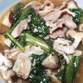 ★ゆっき～★'s cooksnap of when they made 小松菜と豚肉のあんかけ.