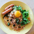 カバゴン's cooksnap of when they made ☆簡単☆納豆と卵のパスタ.