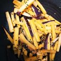 うたはち's cooksnap of when they made さつま芋の胡麻キンピラ.