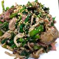 ユーロン's cooksnap of when they made 春菊とレバーの生姜炒め☆.