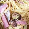 ゆきちゃんＹ's cooksnap of when they made 簡単♡アサリとキャベツとベーコンのパスタ.