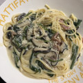 L9OUN0☆'s cooksnap of when they made キノコとほうれん草の和風クリームパスタ☆.