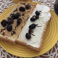 フジぽん's cooksnap of when they made クリチと黒豆で♪アリさんトースト.