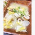 ＡＨＯ's cooksnap of when they made ちくわ・しめじ・白菜の卵とじ.