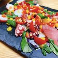 kaiko1221's cooksnap of when they made 簡単♪タコのカルパッチョ.