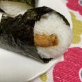 ゆいランラン's cooksnap of when they made 天むすみたいな鷄の唐揚げむすび.