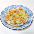 うまうま・らぶ's cooksnap of when they made 揚げ焼きで楽々★玉ねぎと枝豆のかき揚げ.