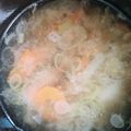 yupi☆★'s cooksnap of when they made 簡単海鮮味噌汁〜海老の味噌汁〜.